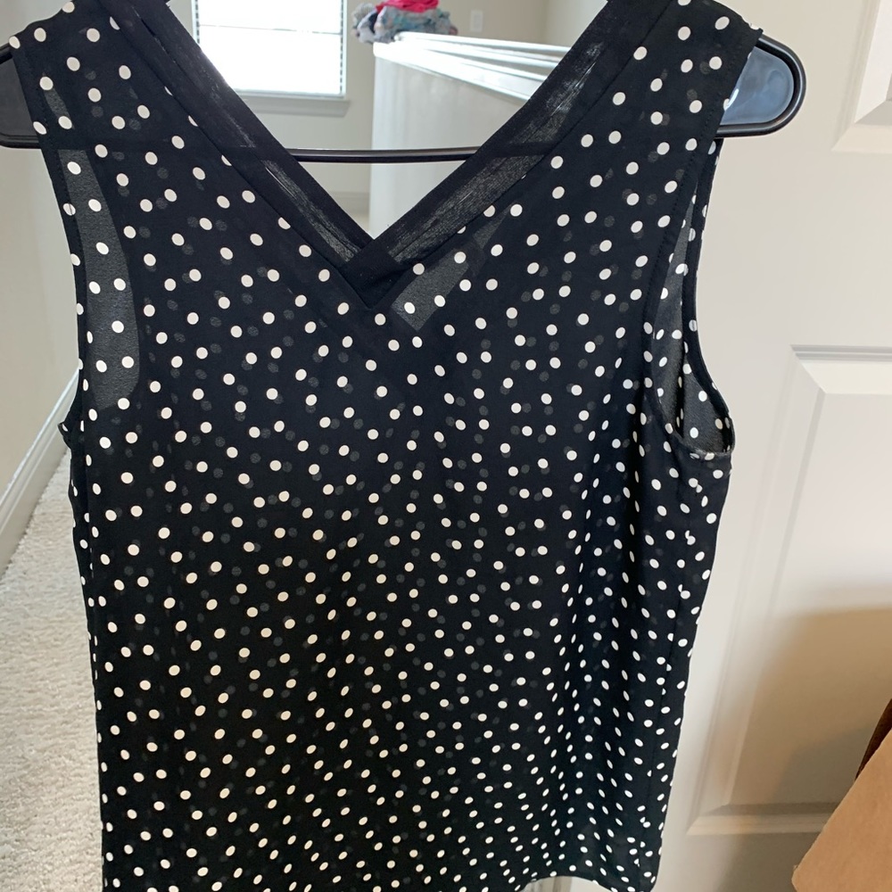 Black n white top